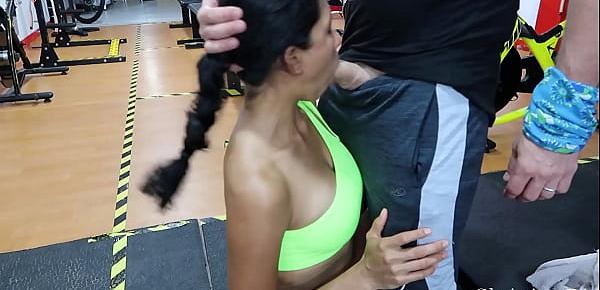  Exercising makes me really horny, BIG LOAD ON MY TITS Christina Rio